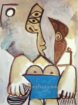 Pablo Picasso Painting - Seated nude 1971 cubism Pablo Picasso